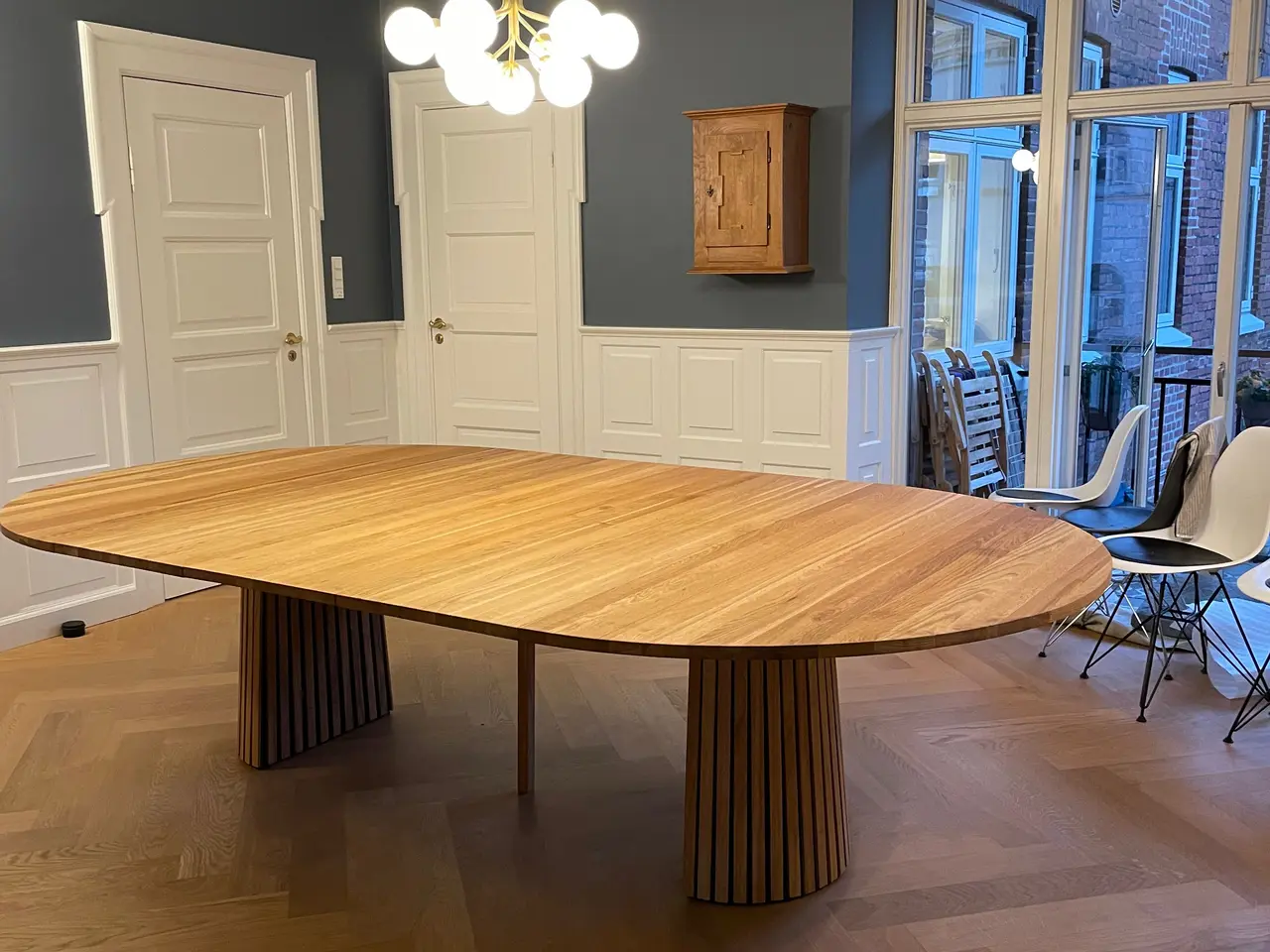 Billede 3 - Massiv Ege søjlebord