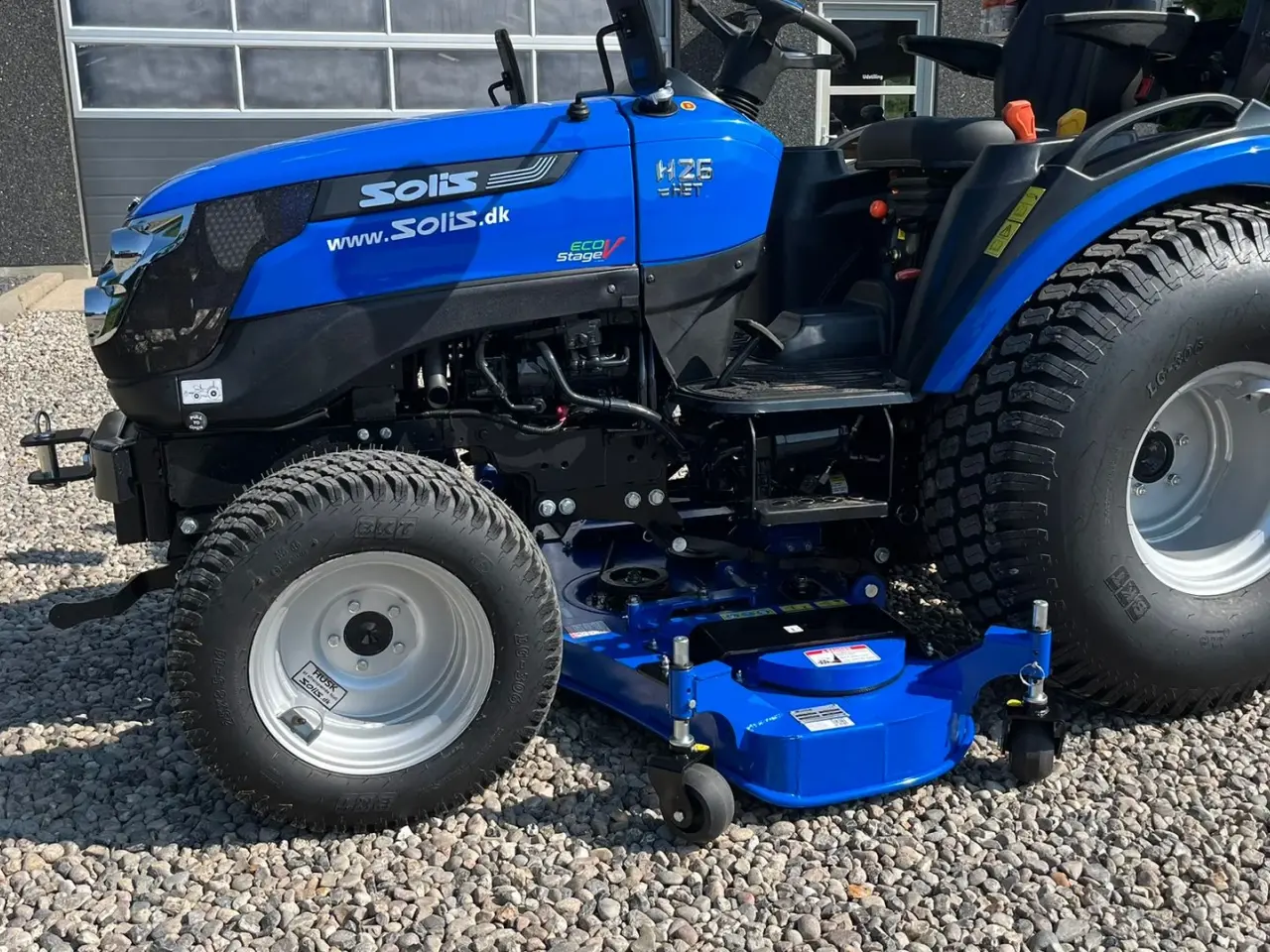 Billede 5 - Solis 26 HST Hydrostat Turf hjul og klipperbord