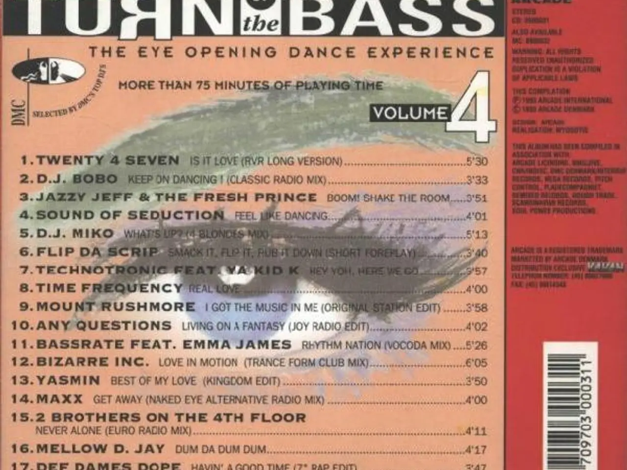 Billede 2 - Diverse kunstnere – Turn Up The Bass 4 – CD