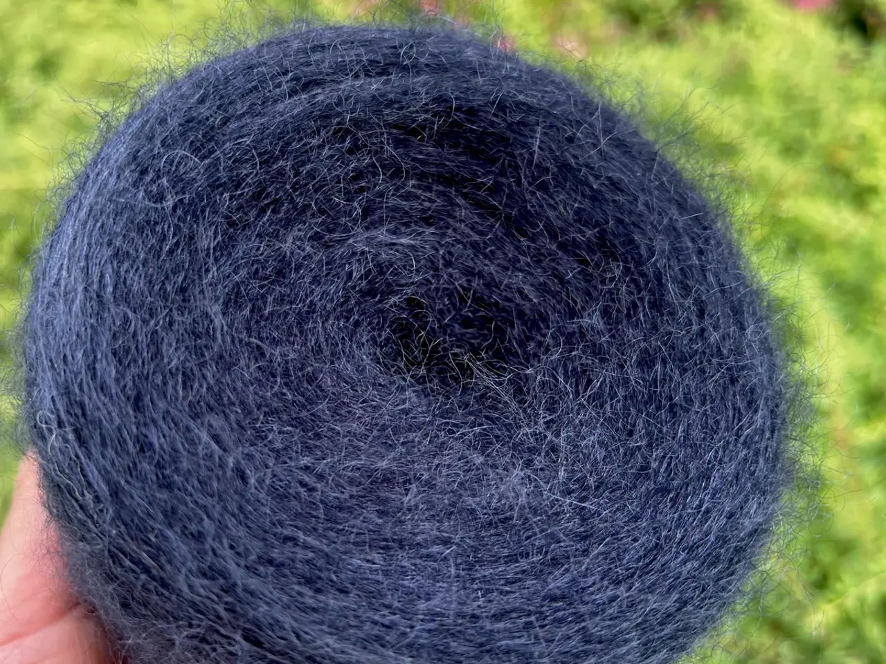 Billede 3 - Italiensk garn, Mohair / Silke - Marineblå - 218 g