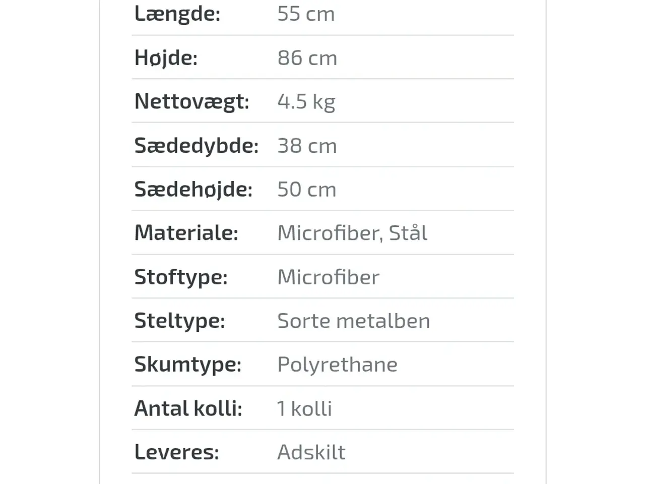 Billede 5 - 4 stk. Spisebordsstole HouseNordic 