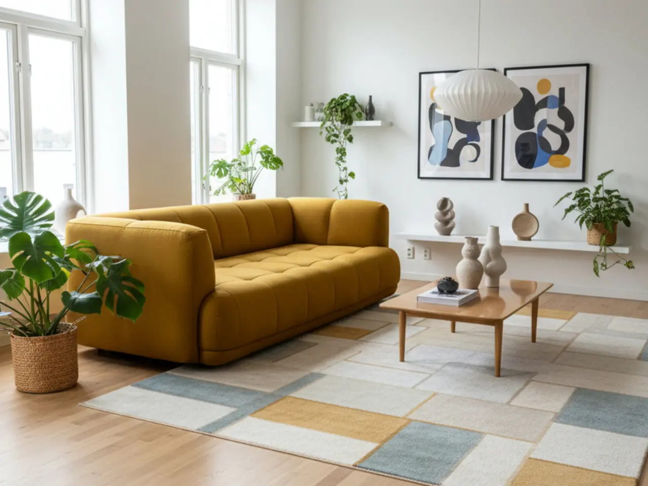 Billede 2 - HAY Quilton Sofa – Gul