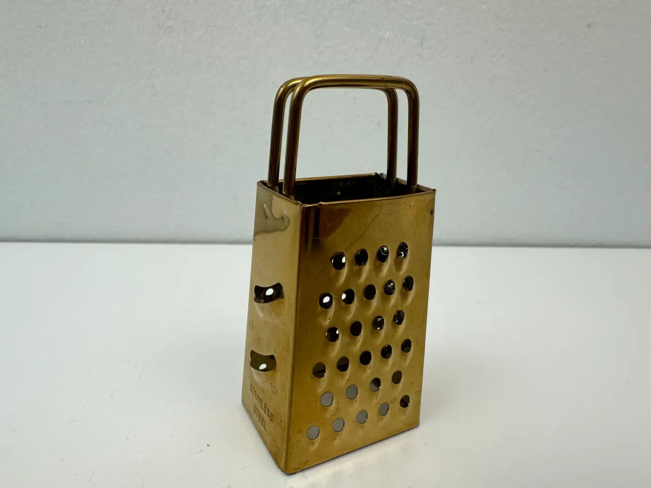 Billede 4 - Miniature messing rivejern