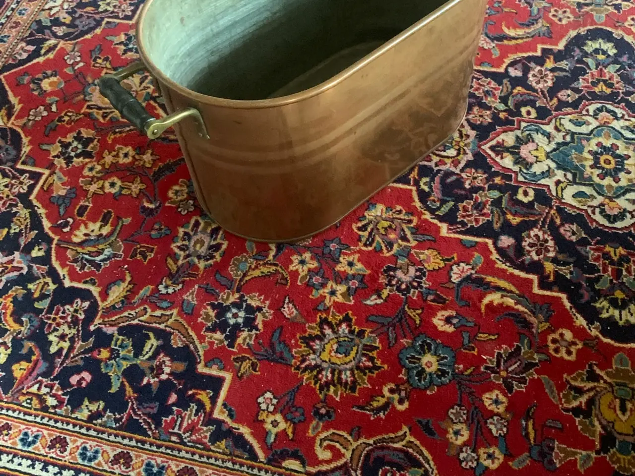 Billede 1 - Vintage kobber kurv/balje