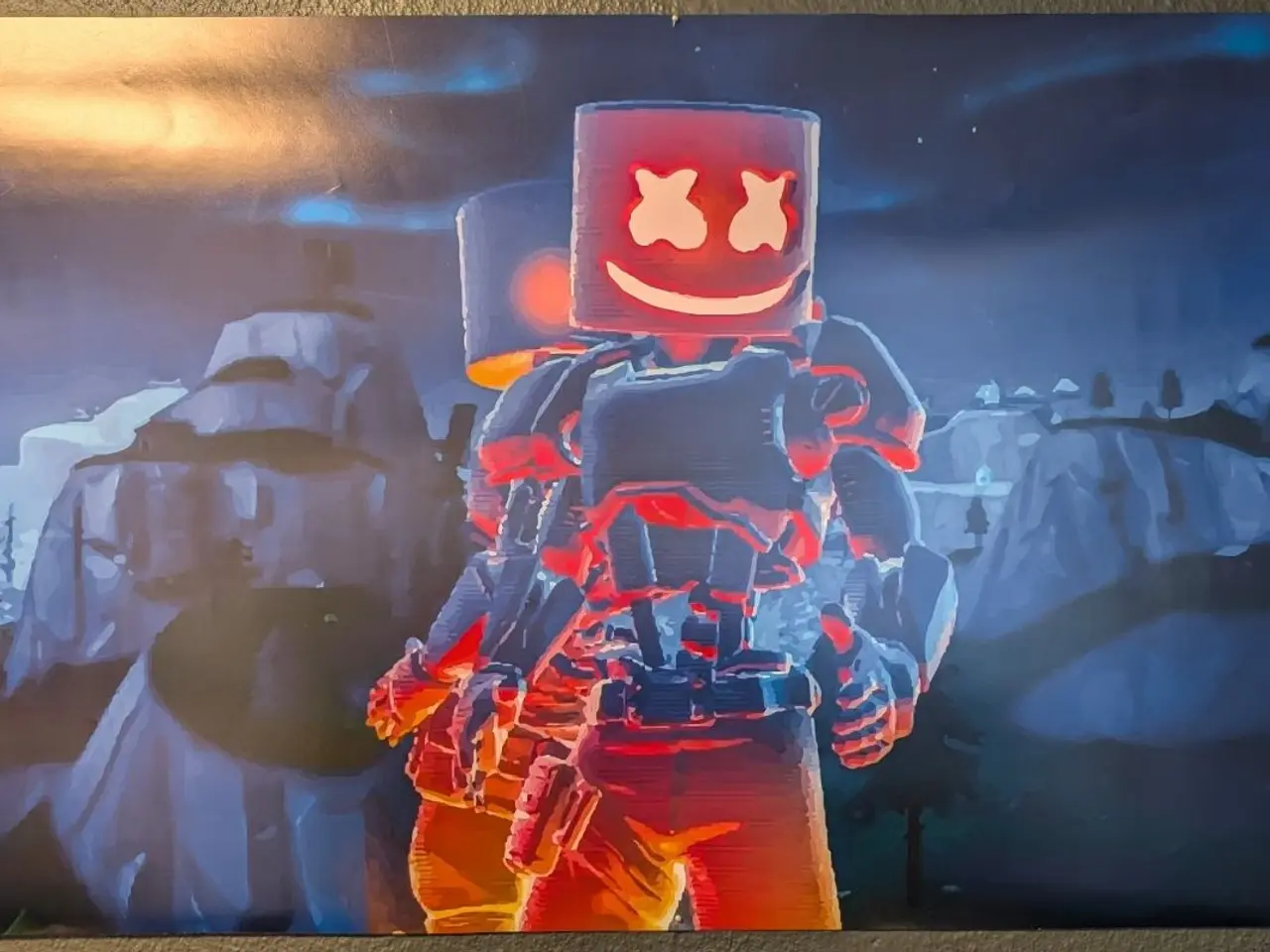 Billede 2 - Plakat, motiv: Fortnite Marshmallov, b: 119 h: 63