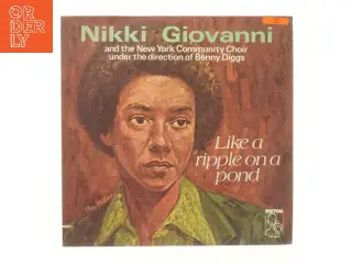 Nikki Giovanni plade - Like a ripple on a pond fra NikTom Records