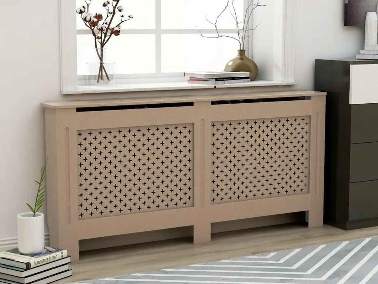 Billede 1 - Radiatorskjuler 172x19x81,5 cm MDF