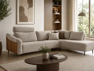 Hjort Knudsen Skyline Hjørnesofa med El Recliner