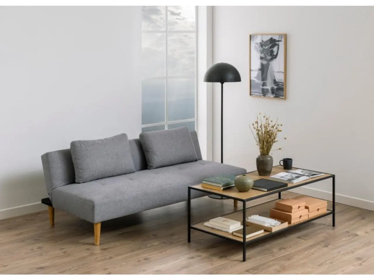 Billede 12 - Lucca sovesofa Grå - Sovemål 180x100