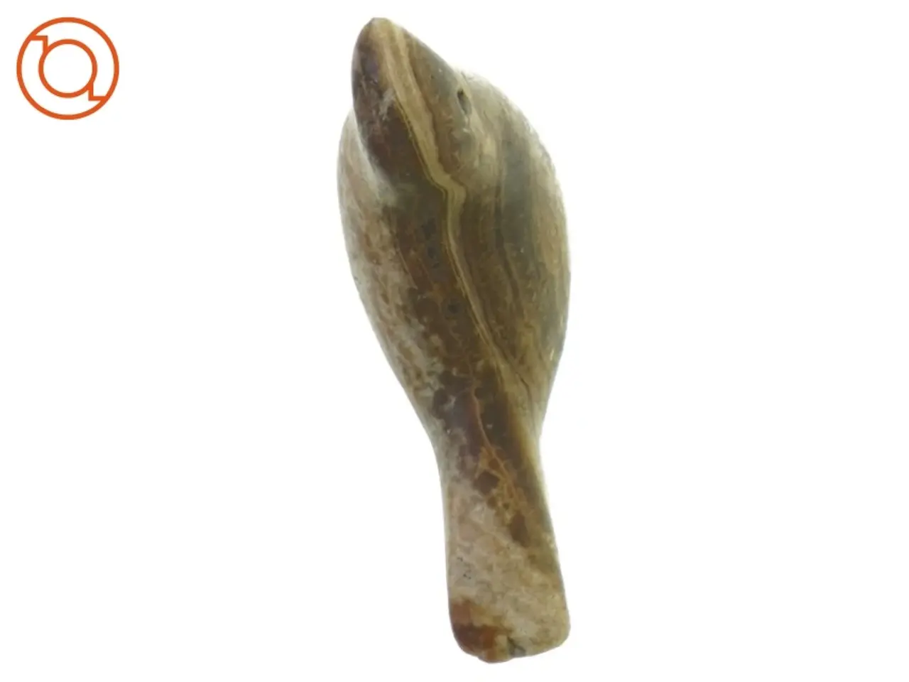 Billede 3 - Antik Onyx Marmor Fugle figur (str. 14 x 7 x 4 cm)