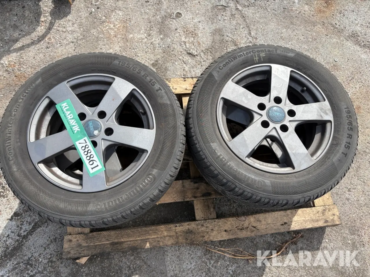 Billede 5 - Dæk Continental 195/65R15T - 4 styk