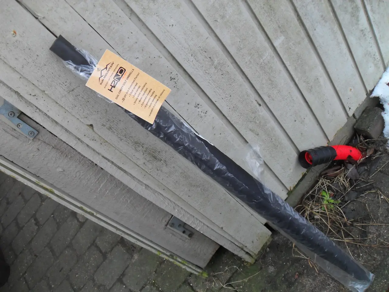 Billede 1 - stor ny golf paraply ø. 172 cm. h2no sun mountain