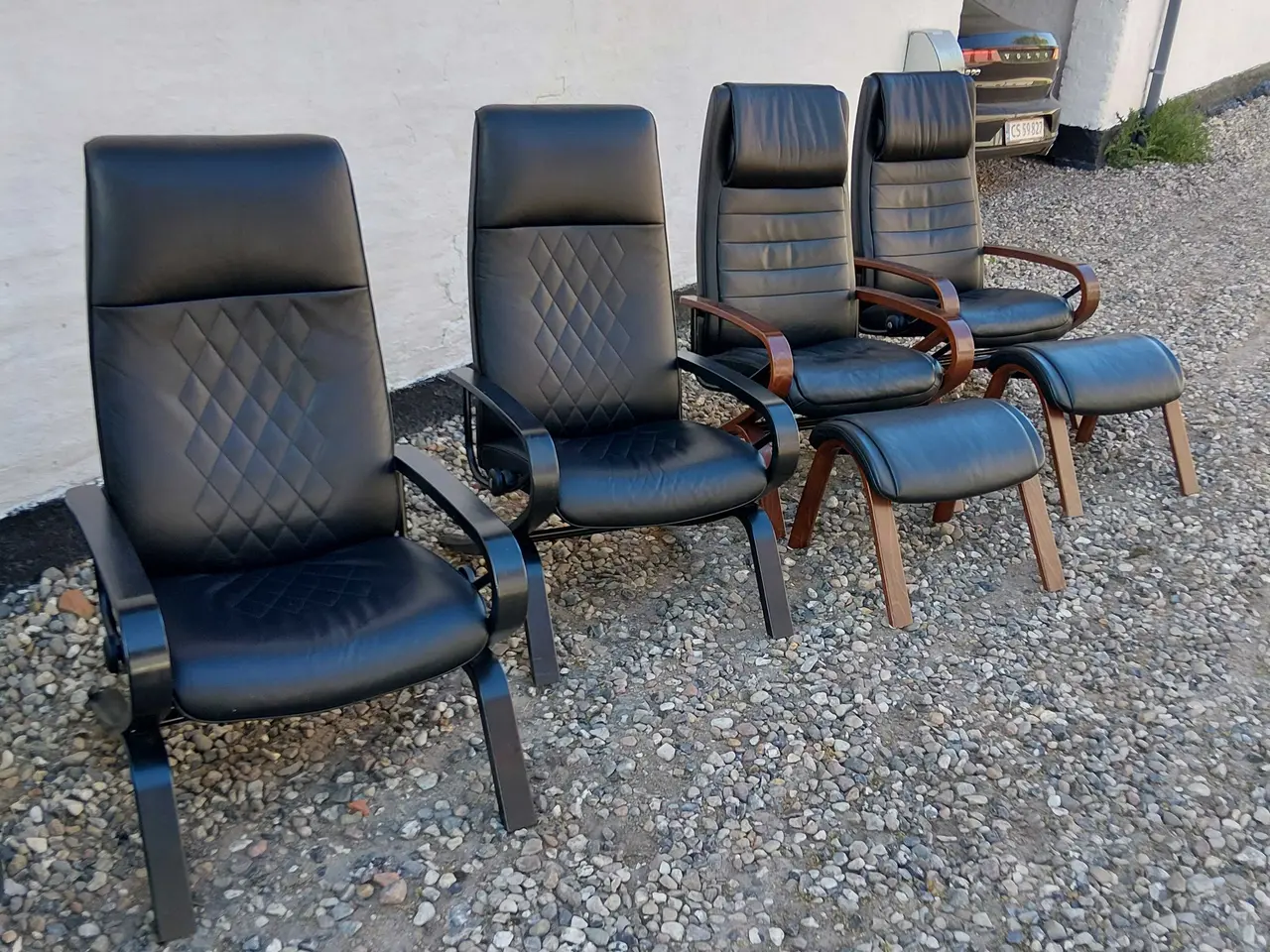 Billede 10 - Stressless, Hjort Knudsen, Farstrup læder lænestol