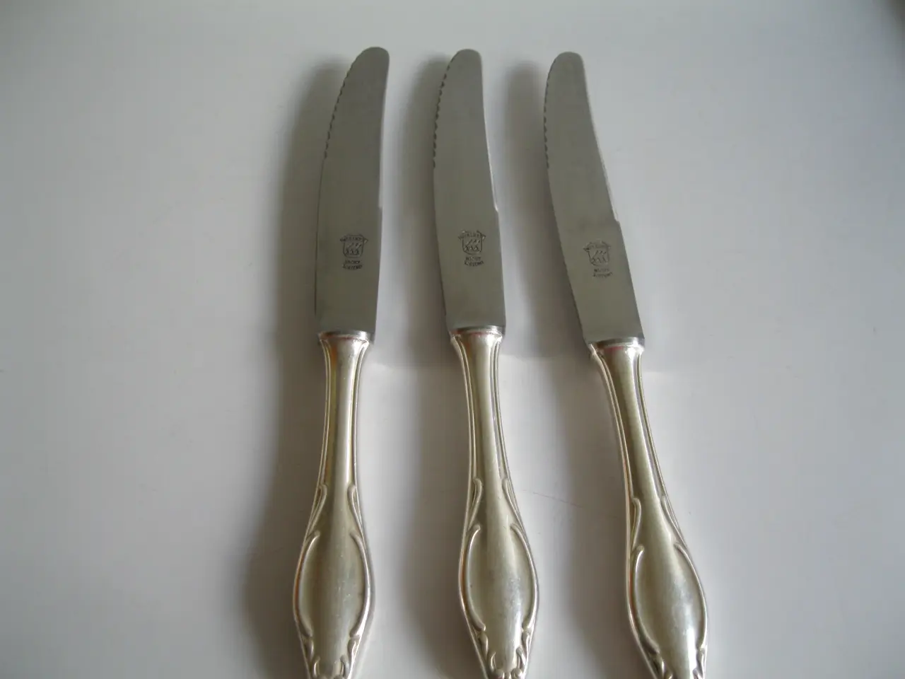Billede 1 - Mozart sølvplet knive 21 cm