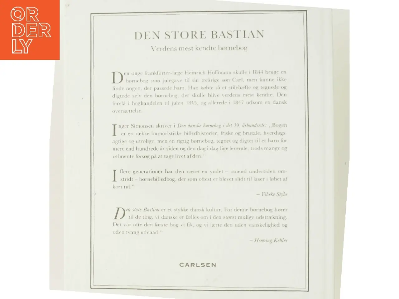 Billede 3 - Den store Bastian af Heinrich Hoffmann (Bog)