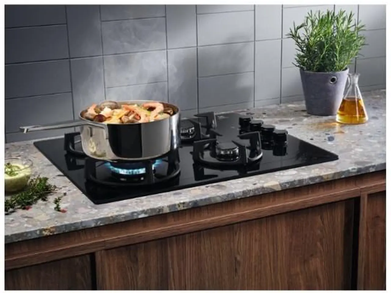 Billede 8 - Gaskogeplade Electrolux EGG6407K - sort, 59 cm