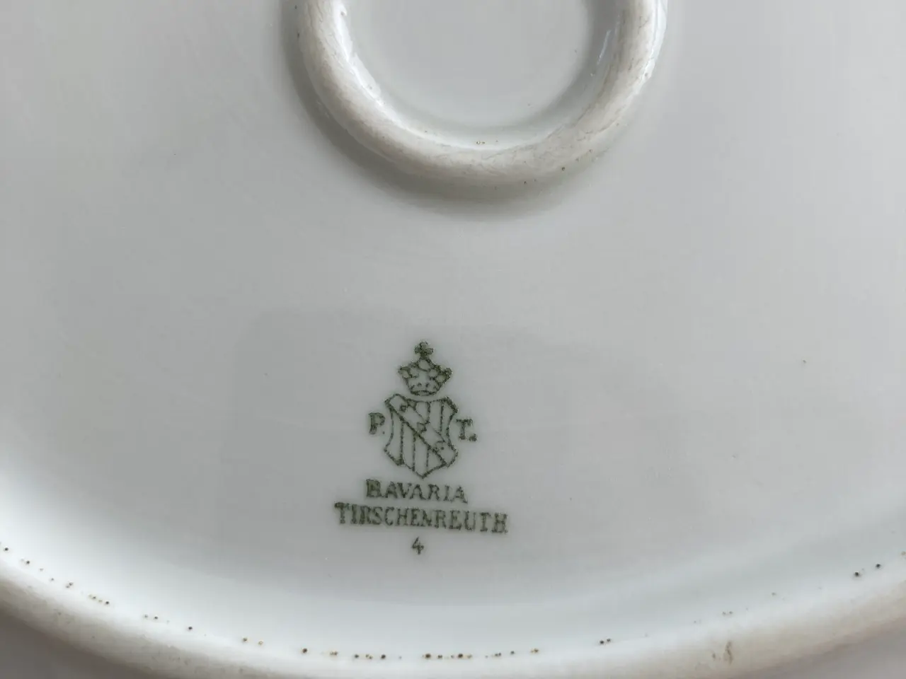 Billede 3 - Gl. tekande og kagefade med blomstermotiver