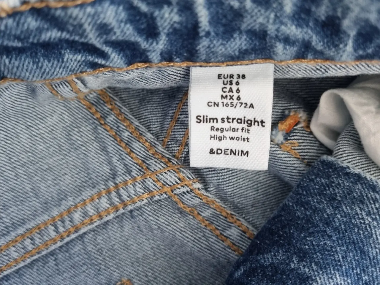 Billede 17 - Helt nye H&M DENIM jeans -Slim Straight High Waist