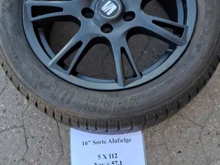 16" sorte fælge