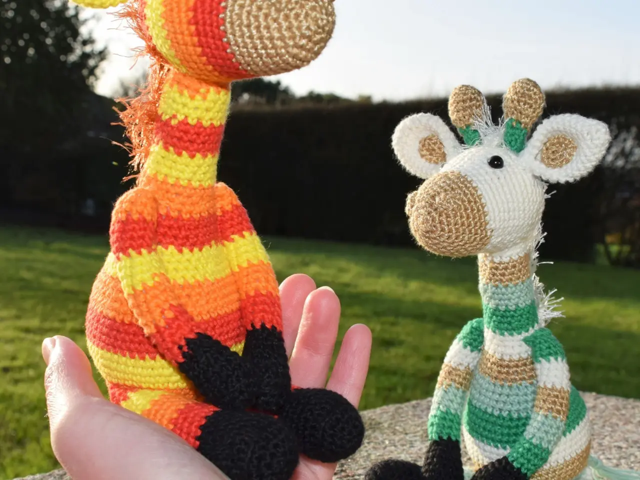 Billede 2 - Hæklede mini-giraffer
