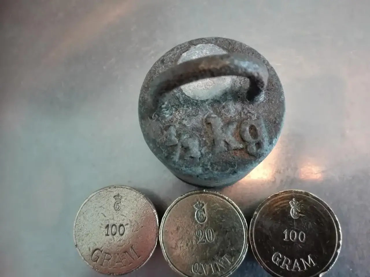 Billede 1 - Gamle vægtlodder