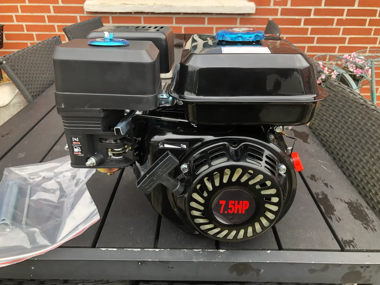 Billede 1 - Bensinmotor 7,5 HP