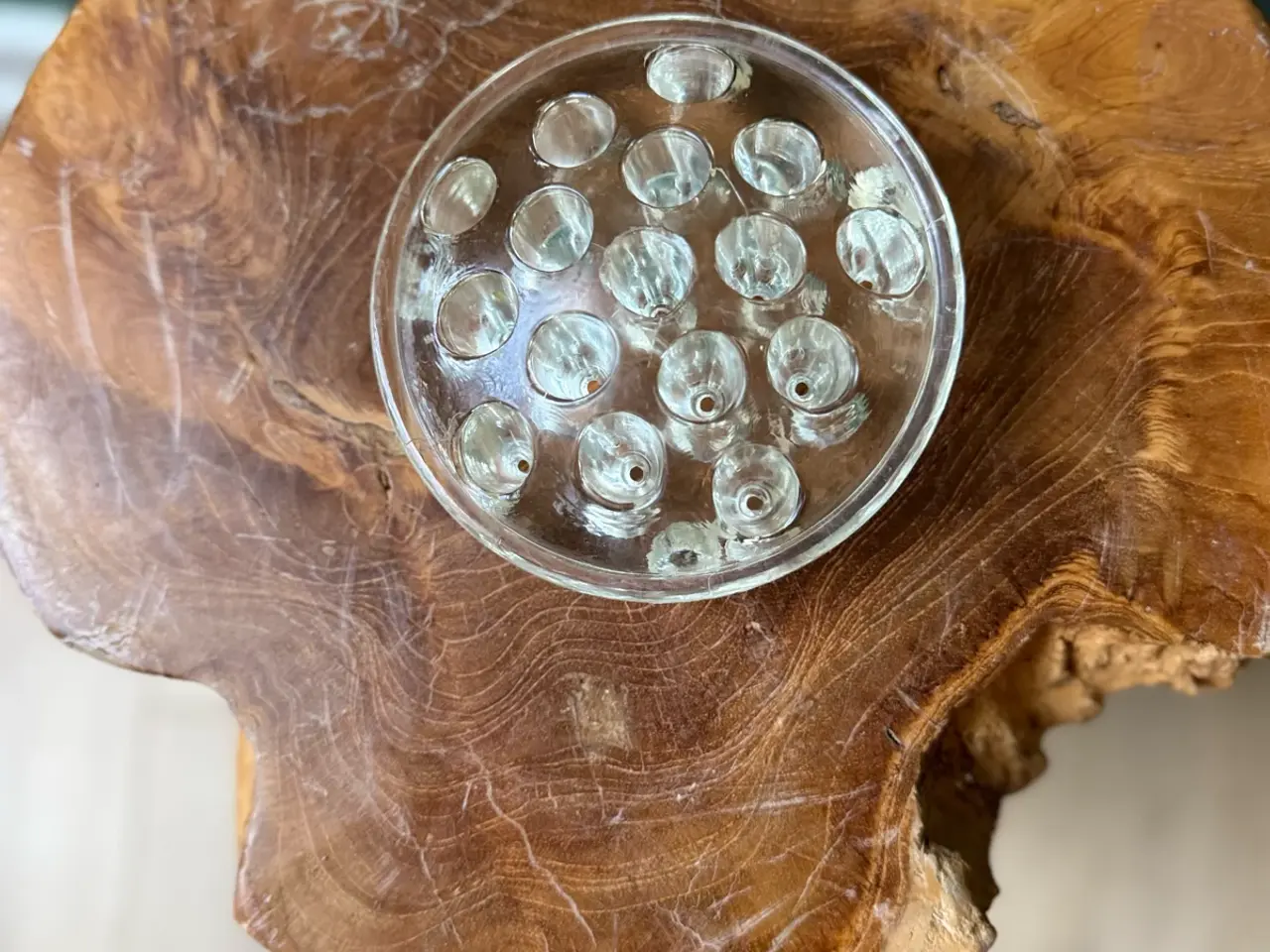 Billede 3 - vintage blomsterfakir i glas