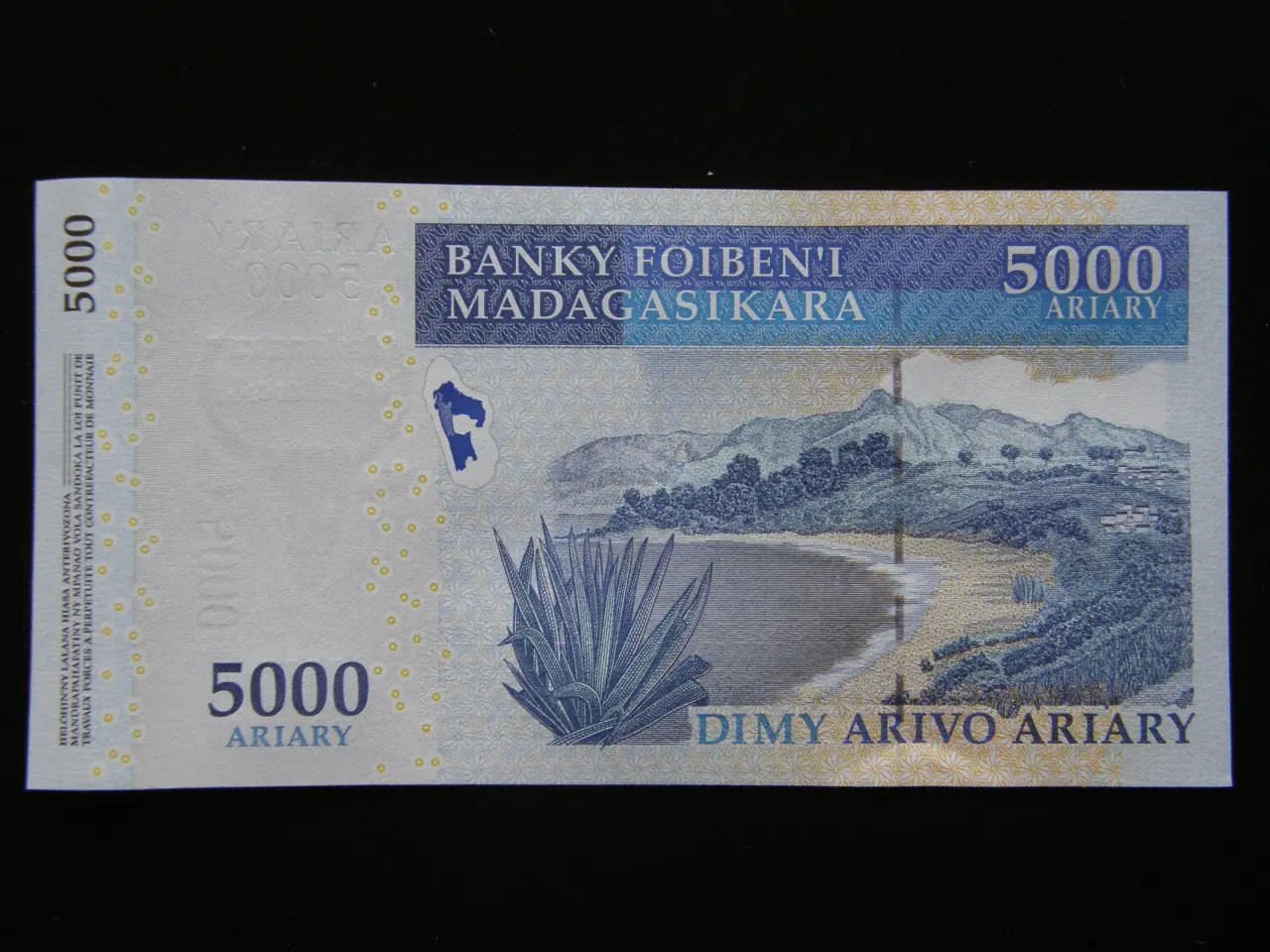 Billede 2 - Madagaskar 5000 Ariary 2007 P94 Unc.
