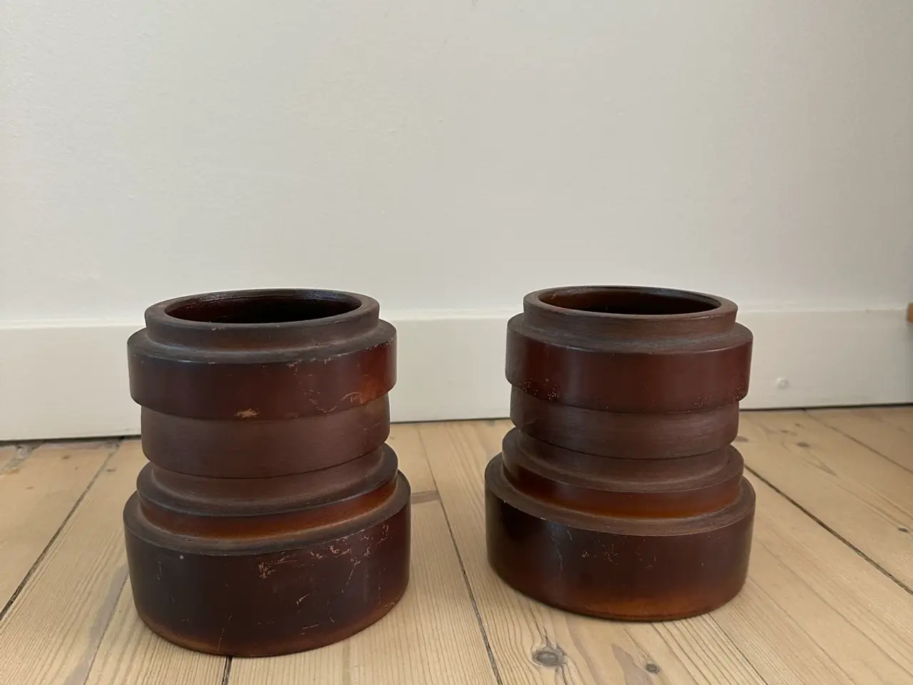 Billede 1 - HK Living brune keramik urtepotter (2 stk)