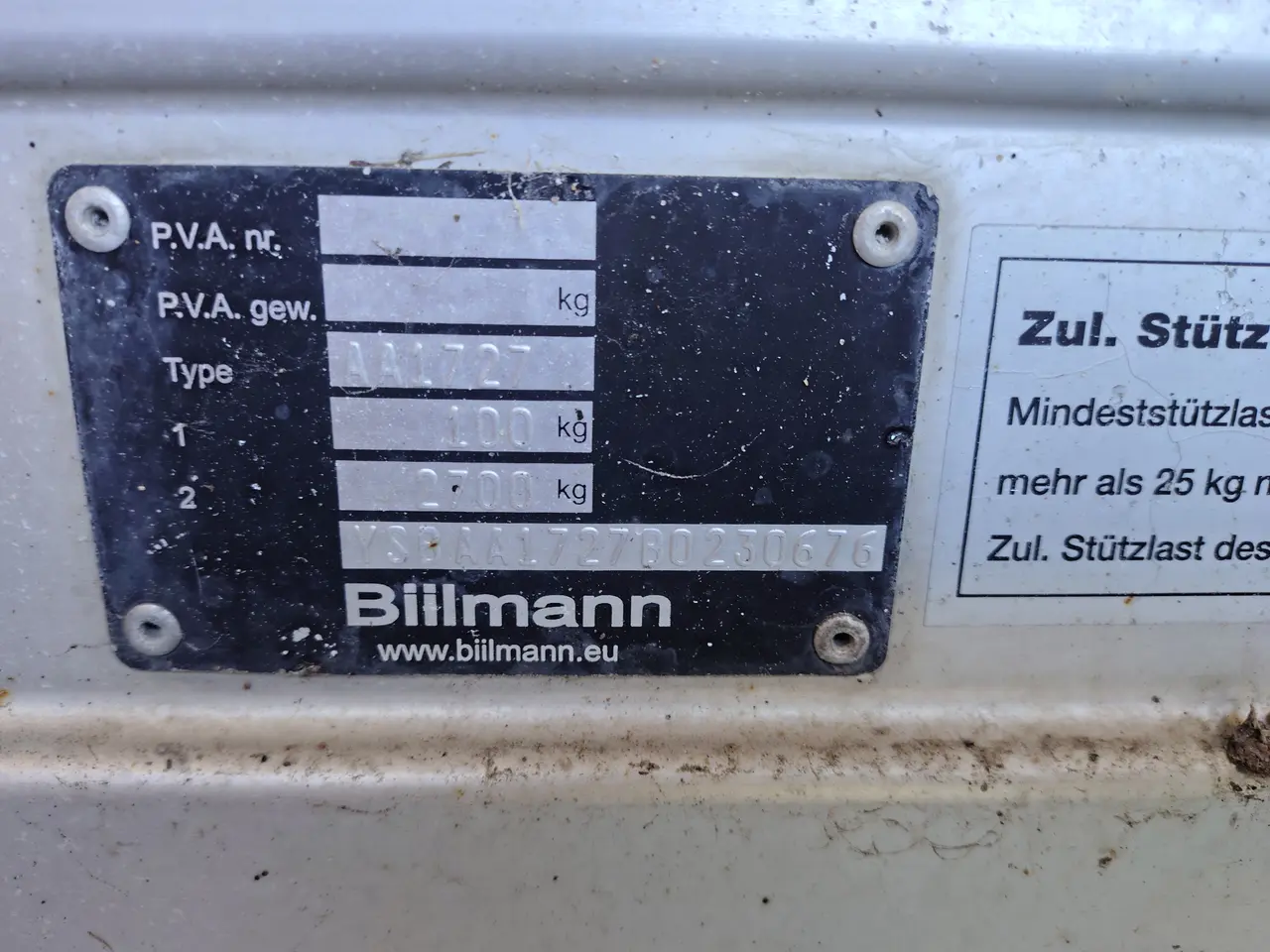 Billede 9 - Spuletrailer BIILMAN Aquila-Triventek