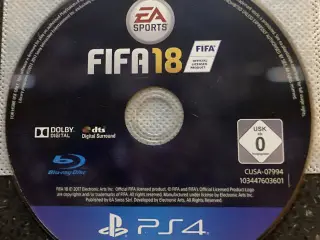 FIFA 18 PS4. Uden cover