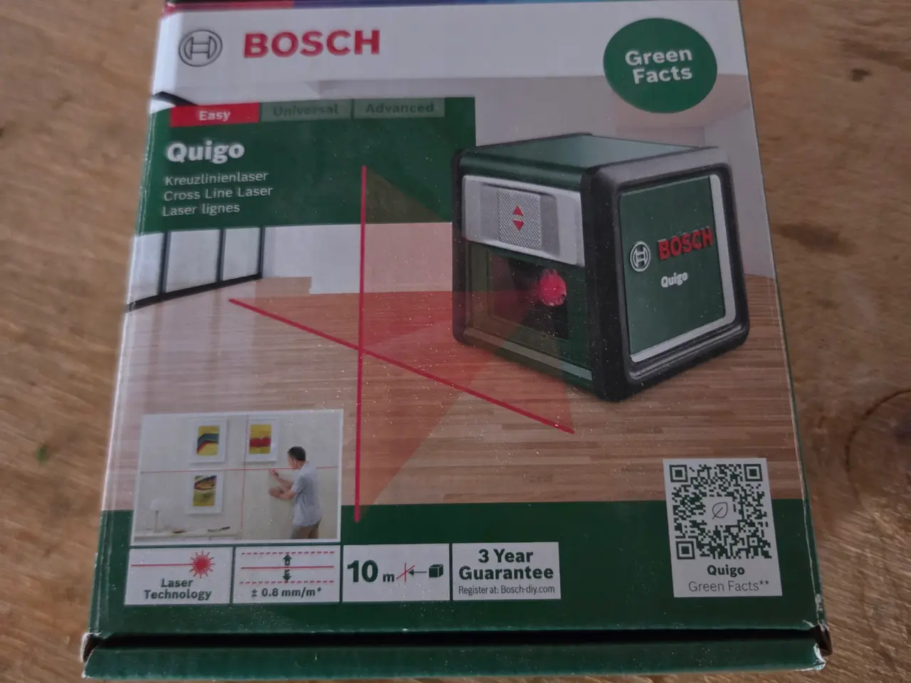 Billede 1 - Bosch Quigo Green krydslinjelaser