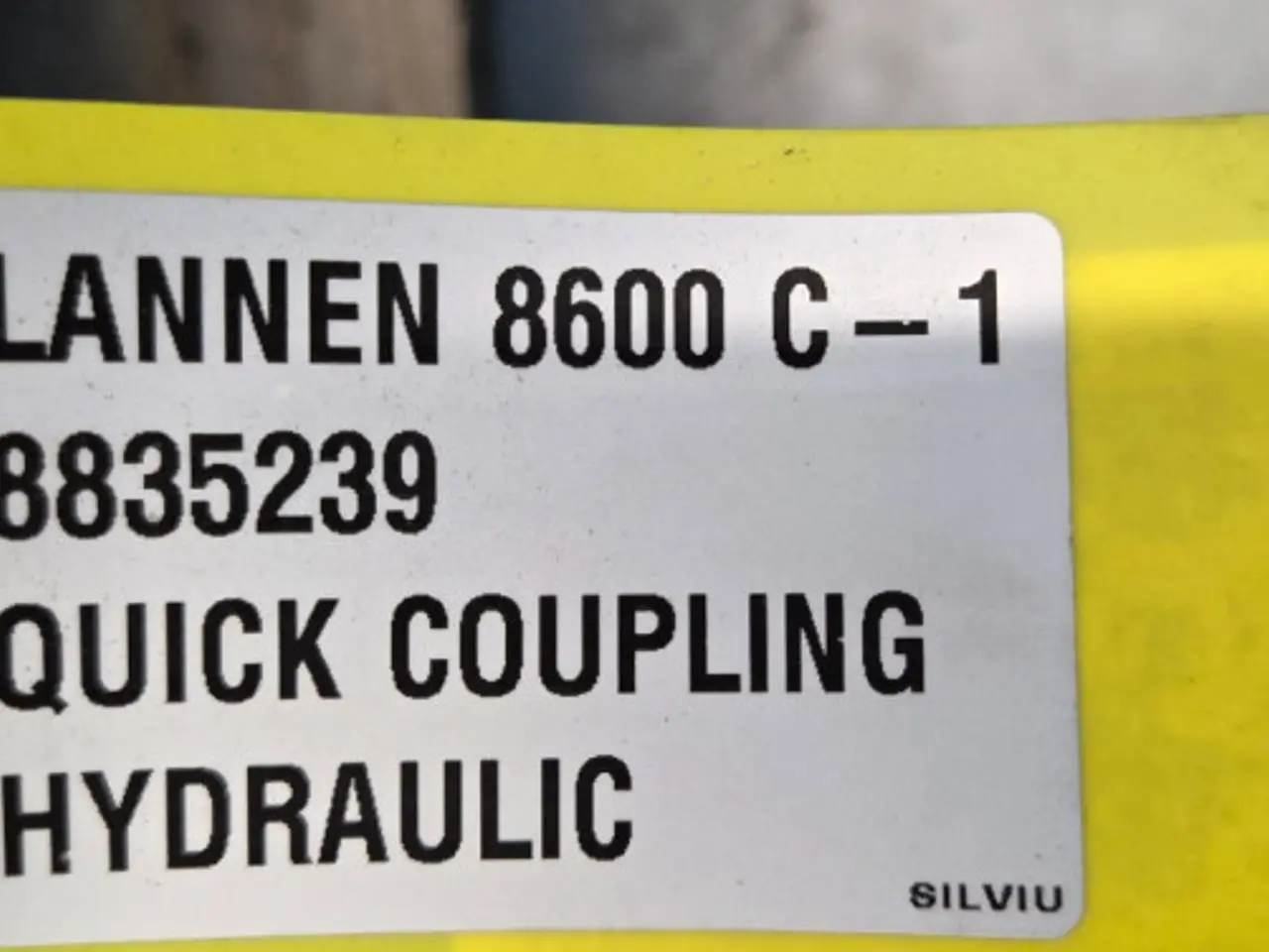 Billede 18 - Lannen 8600C Hydraulik Hurtigskift 8835239