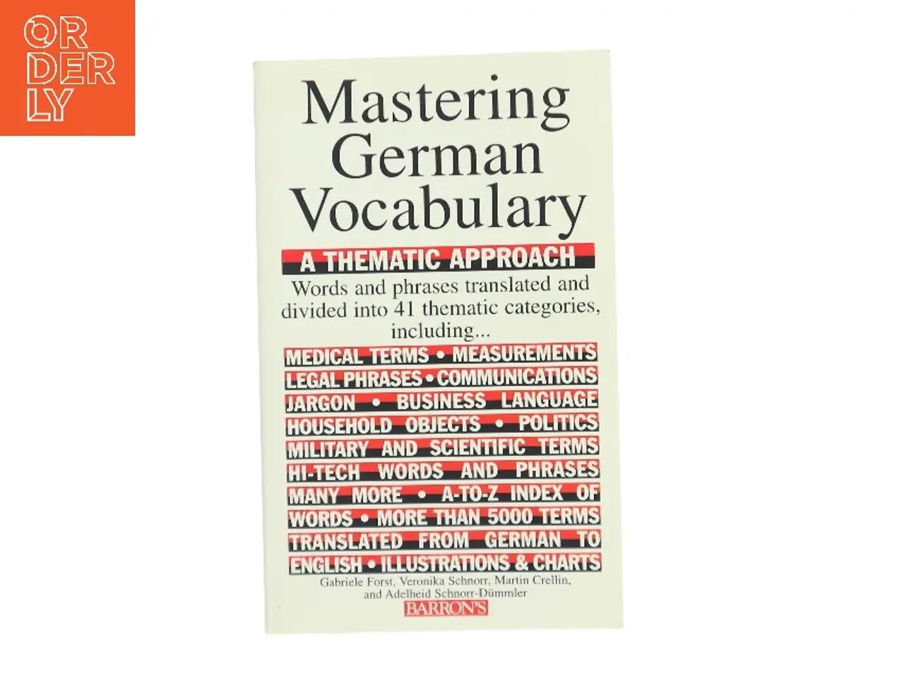 Billede 1 - Mastering German Vocabulary: A Thematic Approach af Veronika Schnorr (Bog)