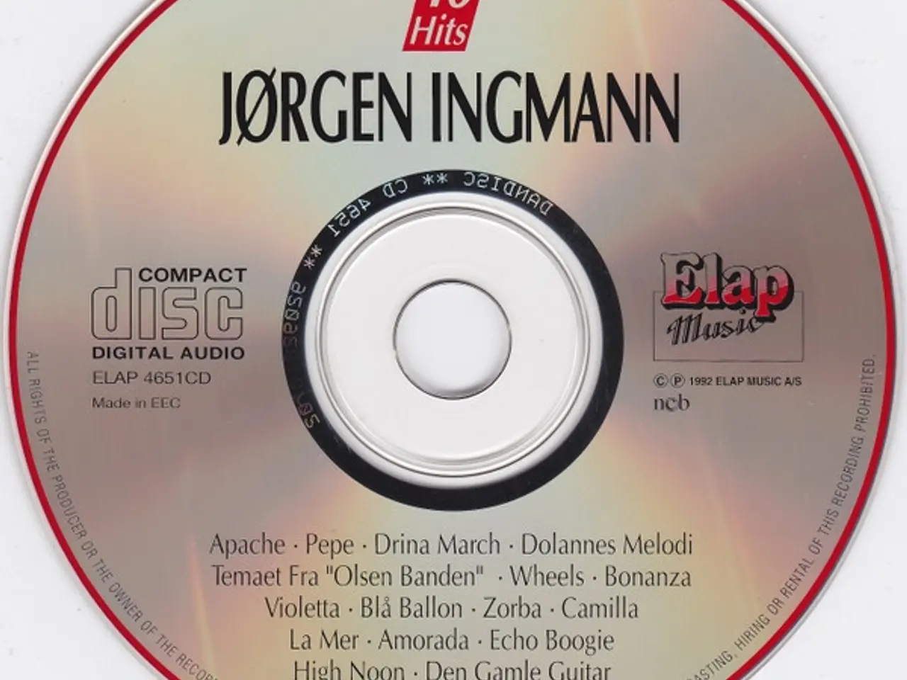 Billede 3 - Jørgen Ingmann – 16 Hits – CD