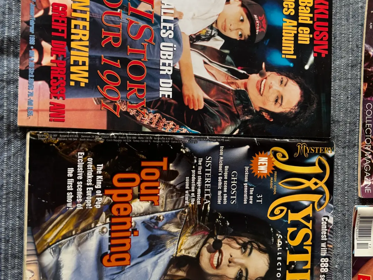 Billede 3 - 5 vintages Michael Jackson blade sælges samlet