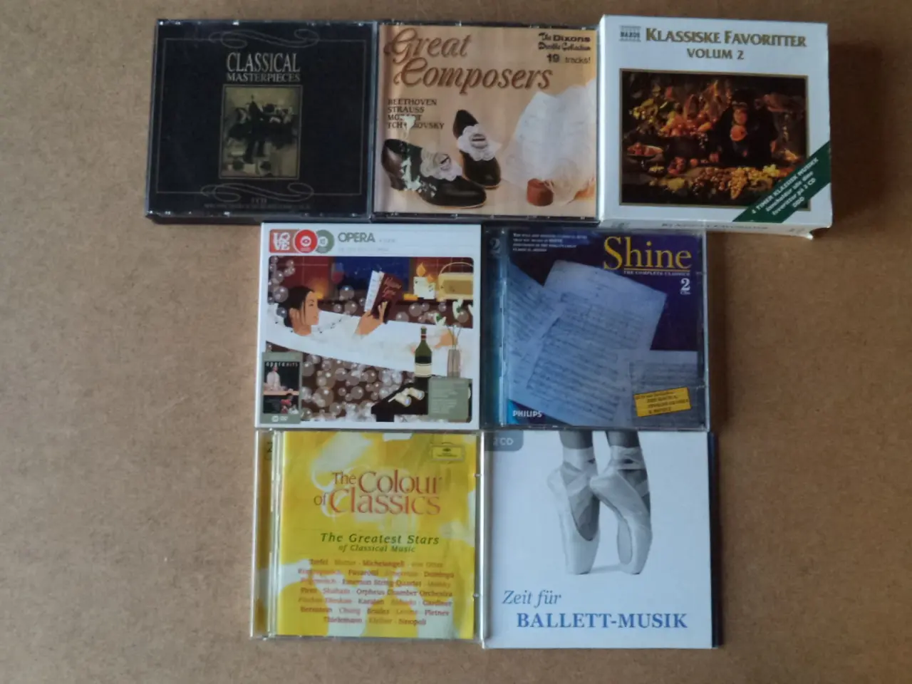 Billede 1 - .40  KLASSISKE CD-BOKSE sælges stykvis – 2/2      