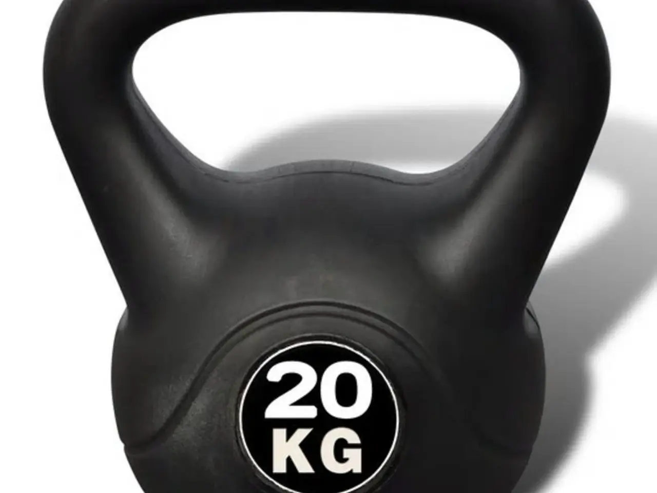 Billede 4 - Kettlebell 20 kg - beton med plastbelægning