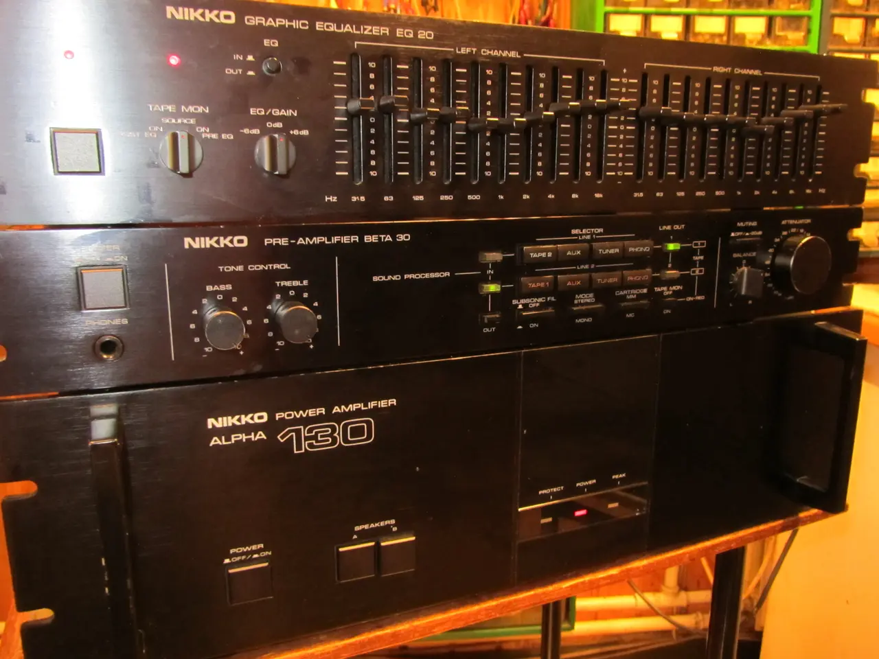 Billede 19 - NIKKO ALPHA 130-EQUA.20-PRE AMP BETA 30