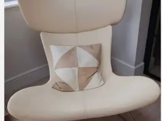 Eksklusive Imola stole fra BoConcept hvid læder