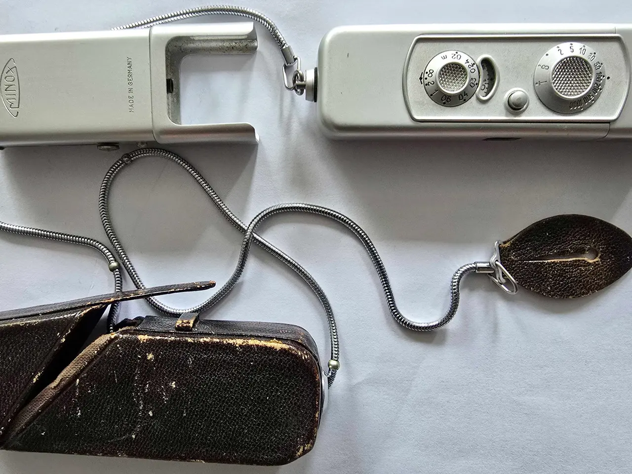 Billede 1 - Komplet Minox B spionsæt - m. original kæde, etui 