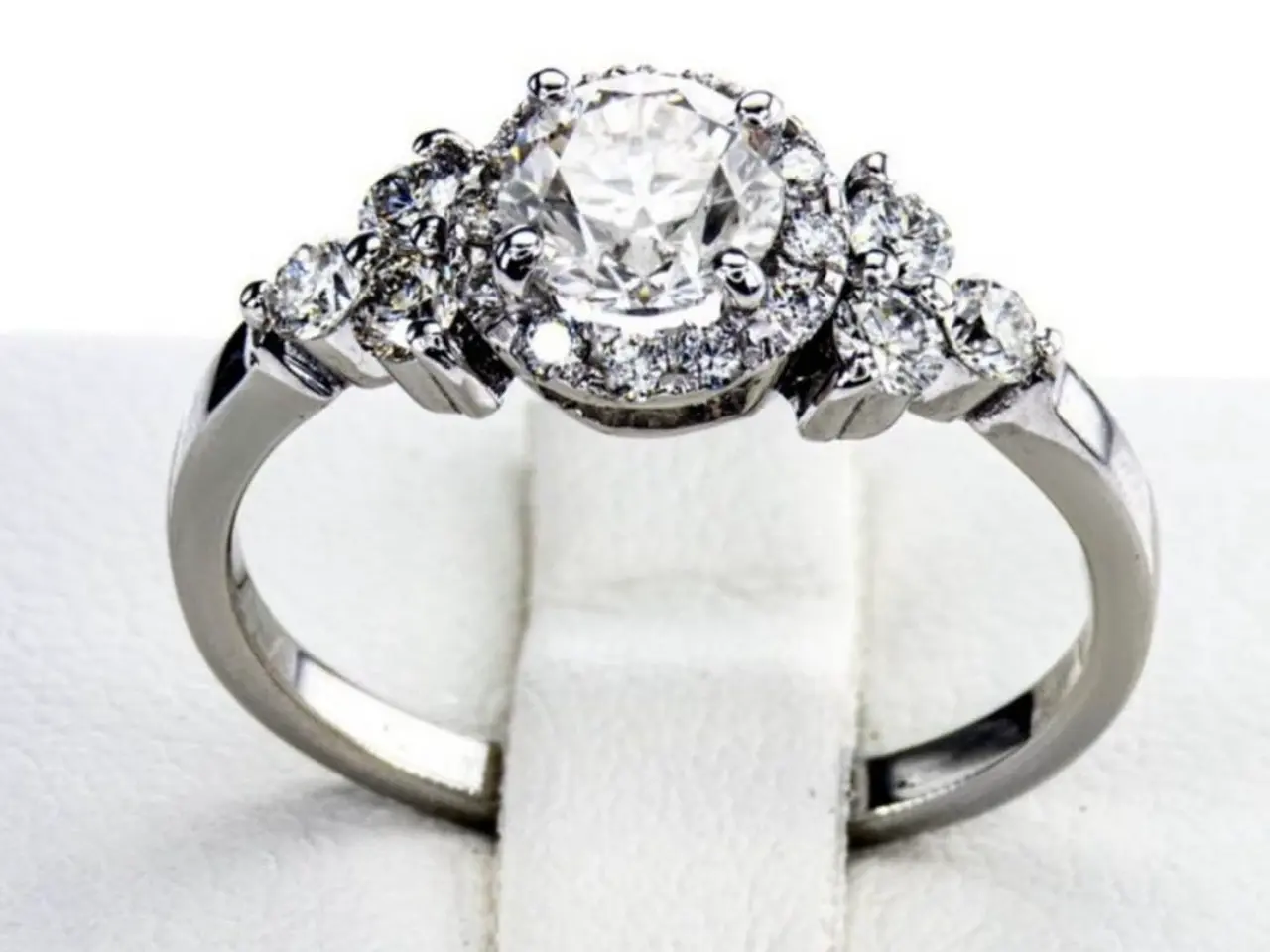 Billede 2 - Naturlig Diamantring 1,04ct