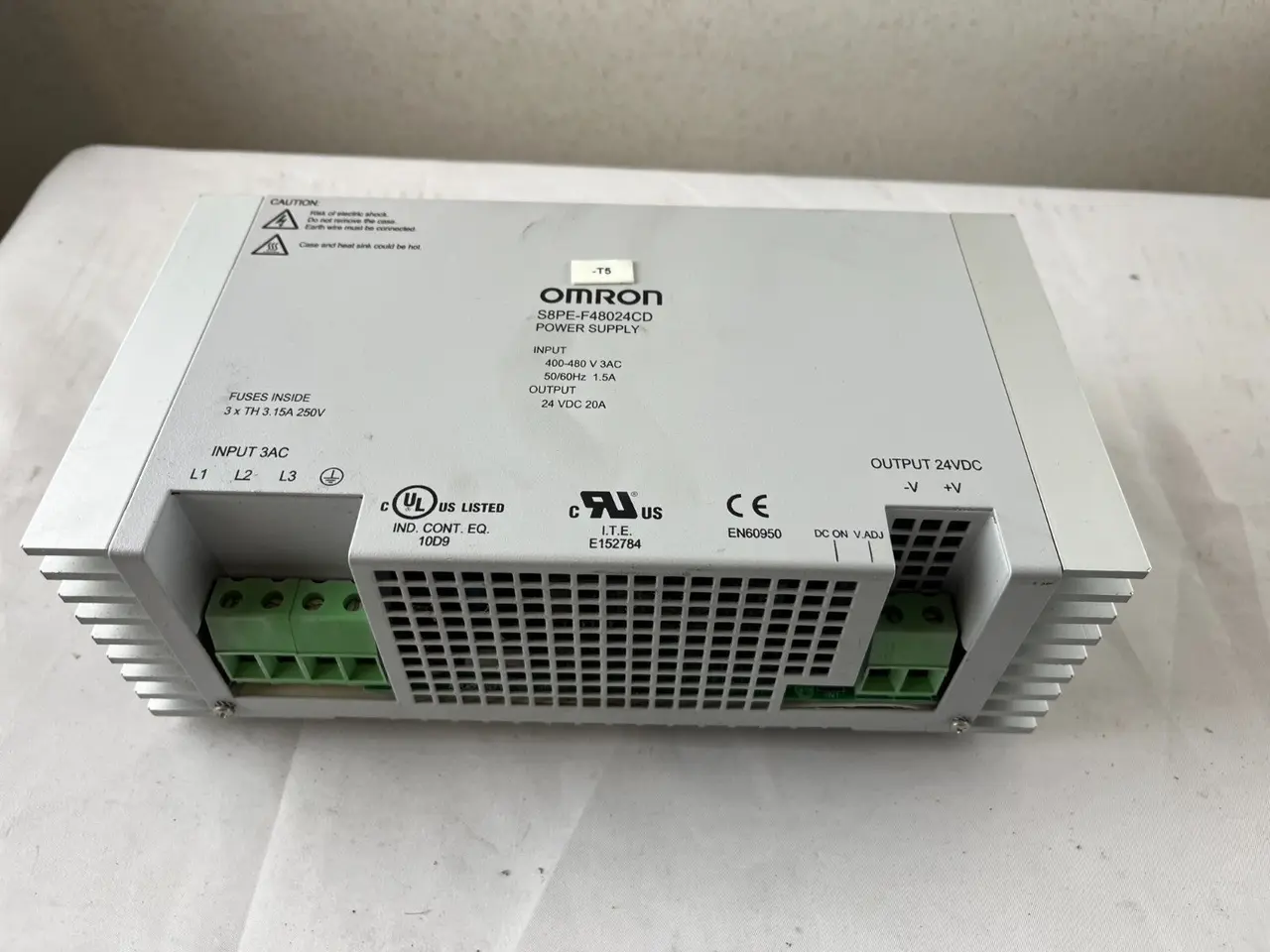 Billede 9 - Omron S8PE-F48024CD strømforsyning 400–480V 24V DC