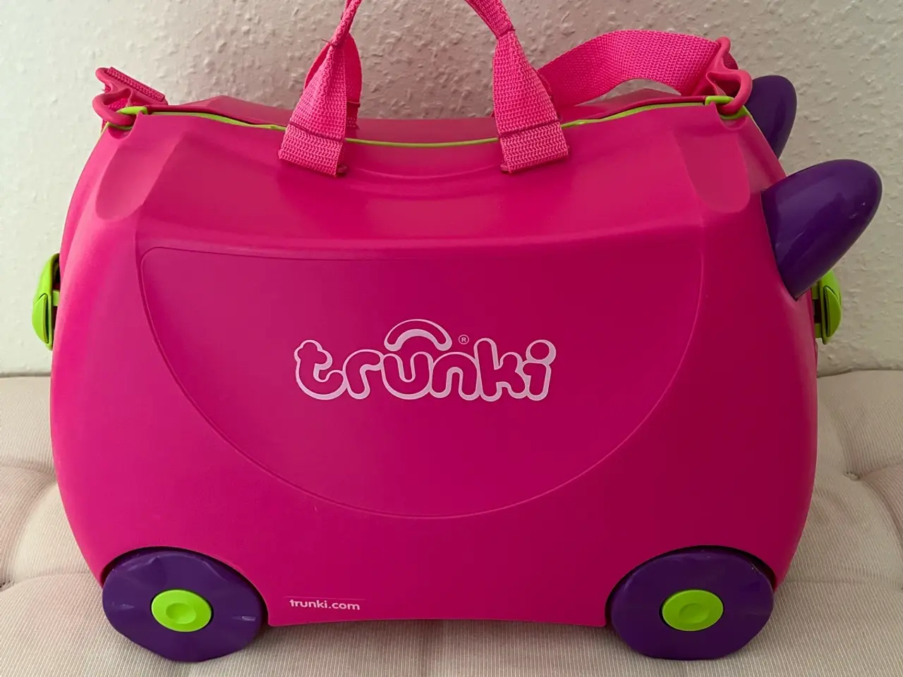 Billede 1 - Trunki børnekuffert i lyserød