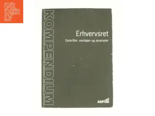 Kompendium i erhvervslivet fra Bog