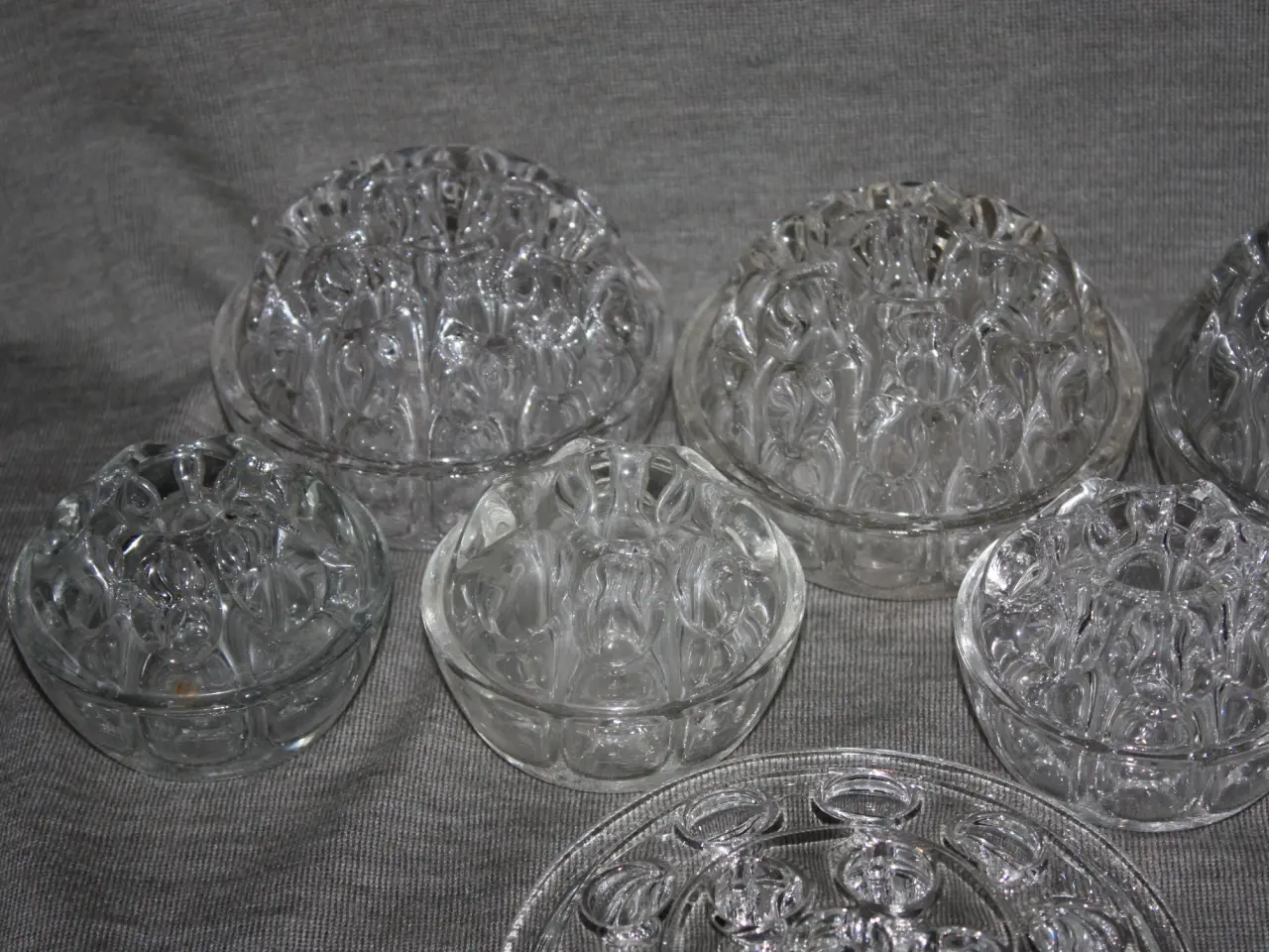 Billede 2 - Gammel glas Flower frog / blomsterstager 