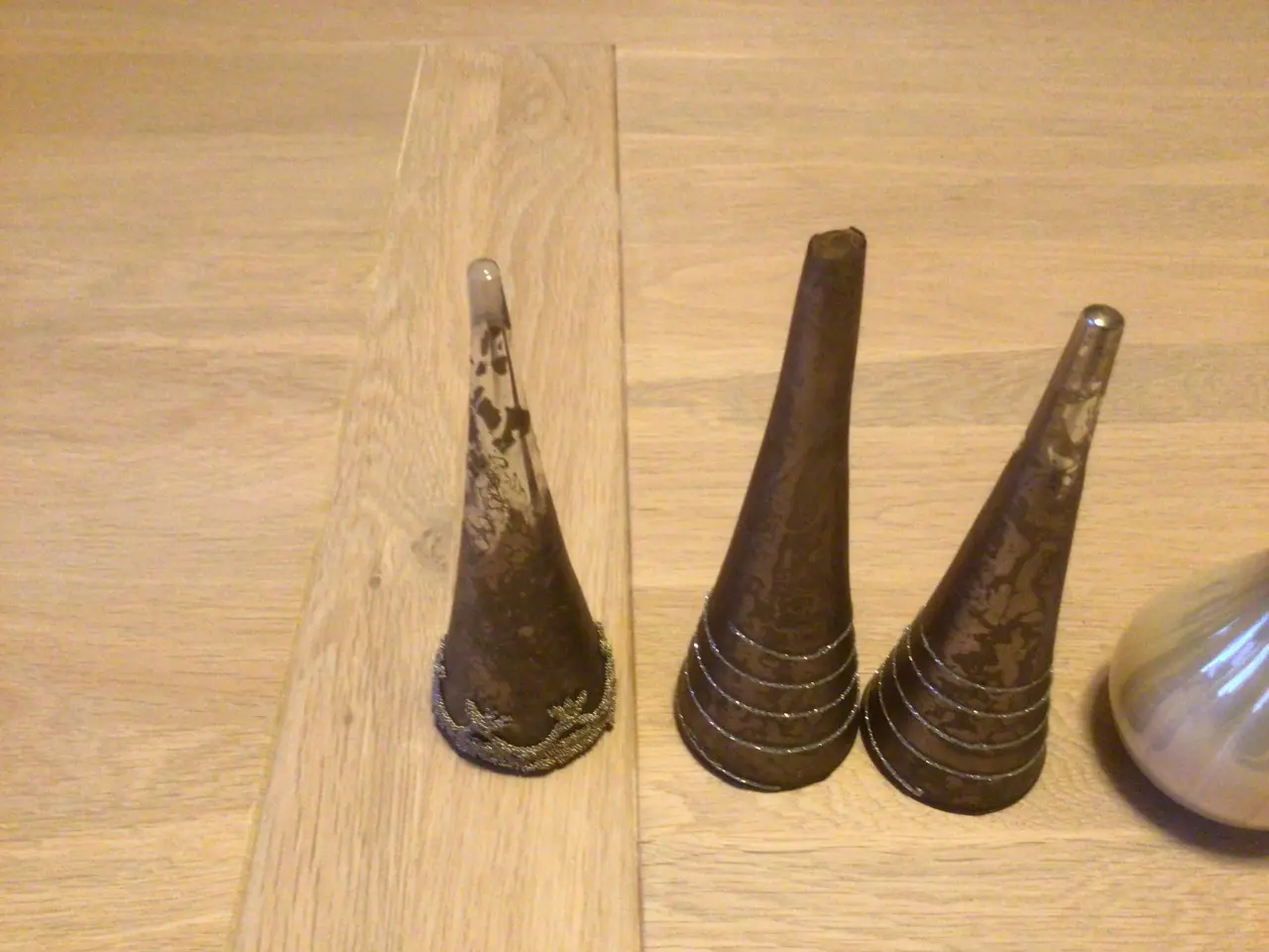 Billede 7 - Ældre julepynt lysholdere / spyd