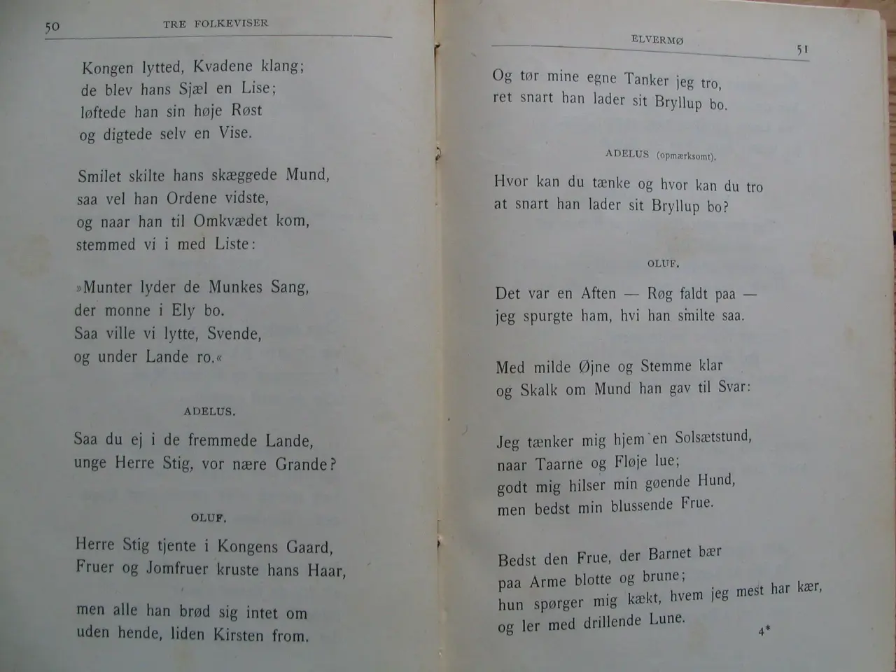 Billede 4 - Olaf Hansen (1870?1932). Tre Folkeviser