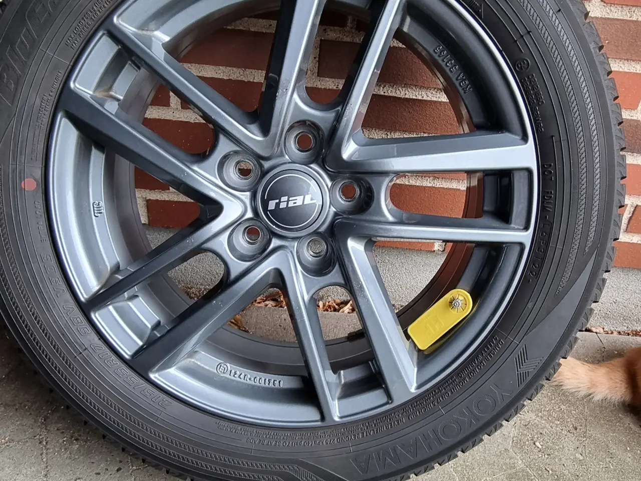 Billede 3 - Alufælge med godkendte vinterdæk til Kia Niro EV.