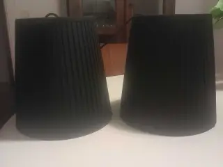 2 sorte spisebordslamper sort Højde 25 cm